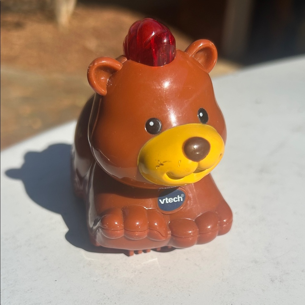 VTech Brown Bear Toy with Red Light